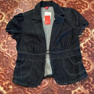 Vintage Guess Jean Cap Sleeve Blazer XL